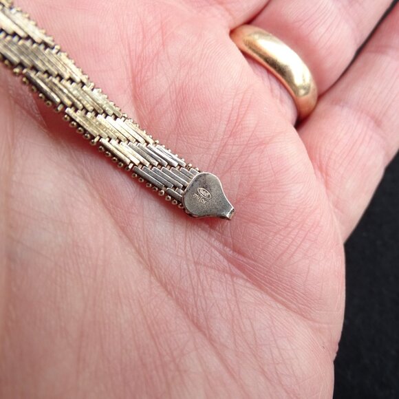 Vintage Italian 925 Sterling Silver Milor Bracelet 7 1/4" - Picture 6 of 9